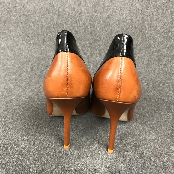 Steven by Steve Madden Aftrdark Brown Leather Stiletto Pumps High Heels Sz 8.5 - Picture 6 of 10